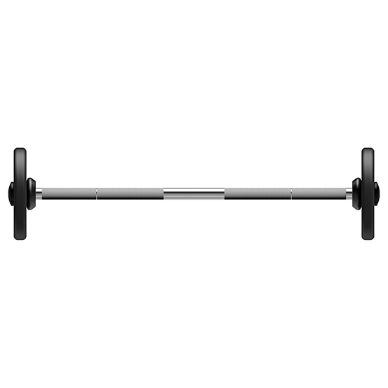 BARRA MONTADA COM ANILHA INJETADA DE 10 A 50KG - BMI10KG/BMI14KG/BMI28KG