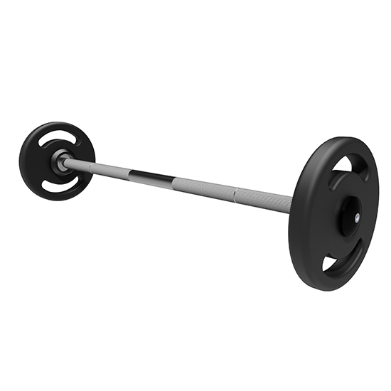 BARRA MONTADA COM ANILHA INJETADA DE 10 A 50KG - BMI10KG/BMI14KG/BMI28KG